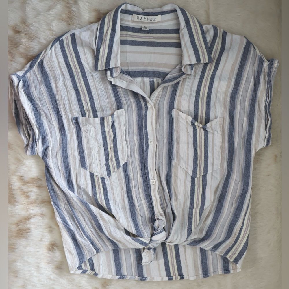 Harper Stripe Button Down‎ Shirt